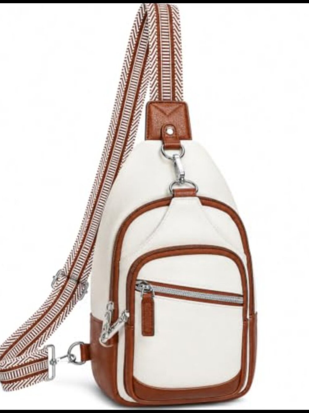 RFID Blocking Anti-Theft Crossbody Sling Bag Faux PU Leather Women